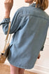 'Arlet' Oversized Distressed Denim Jacket - Celes Fashion